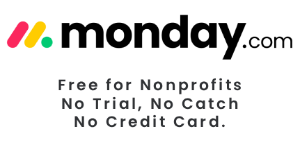 monday –  Donor Management (Free for Nonprofits)